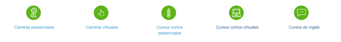 categorias para estudiar en el sena